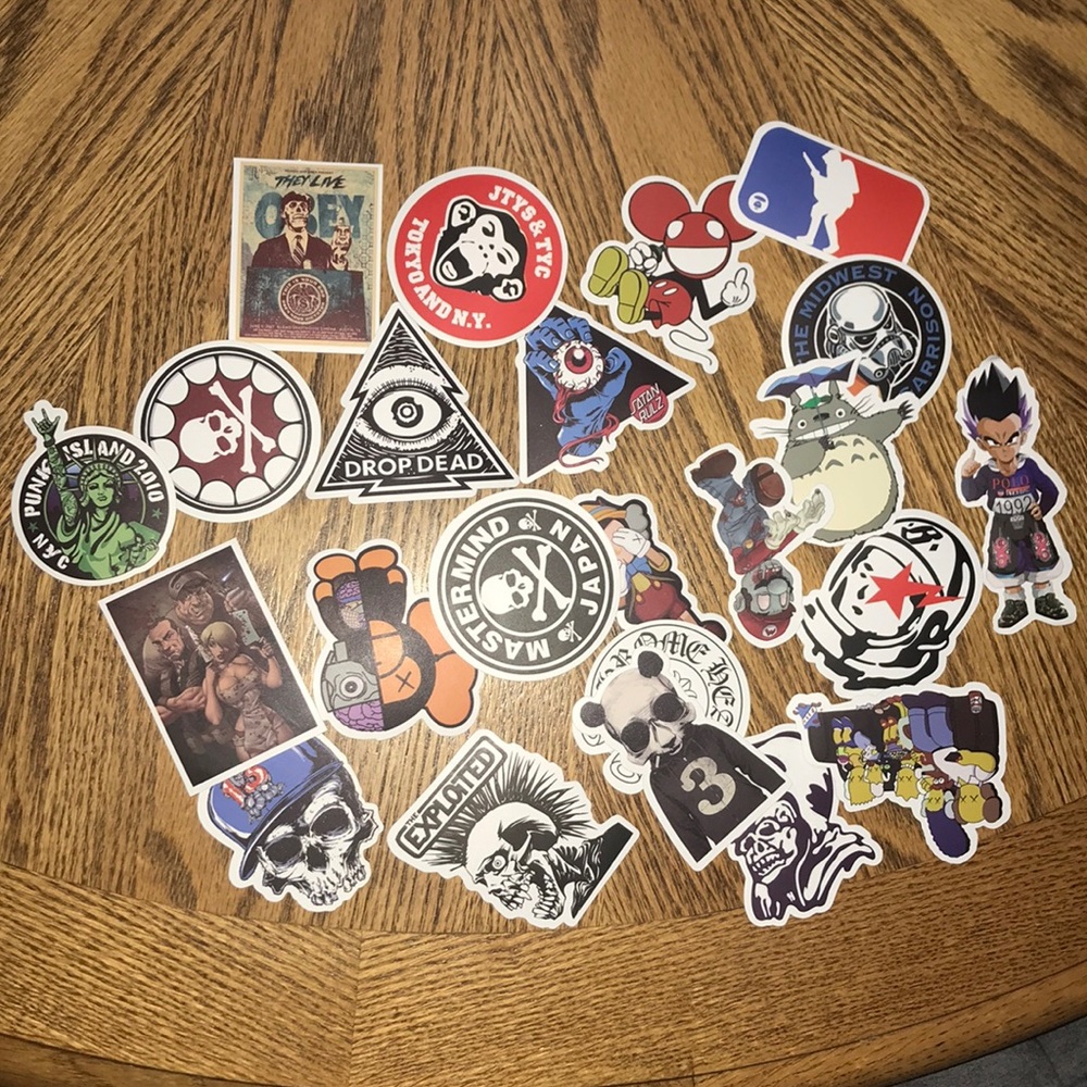 Water proof stickers